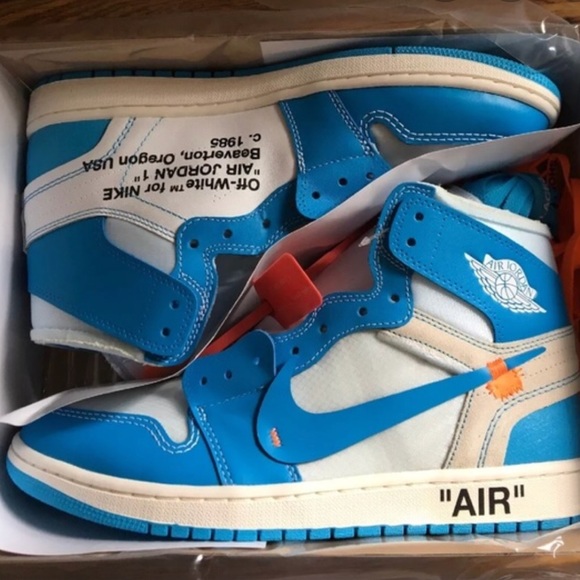 Off white UNC Air Jordan 1 - Picture 1 of 1